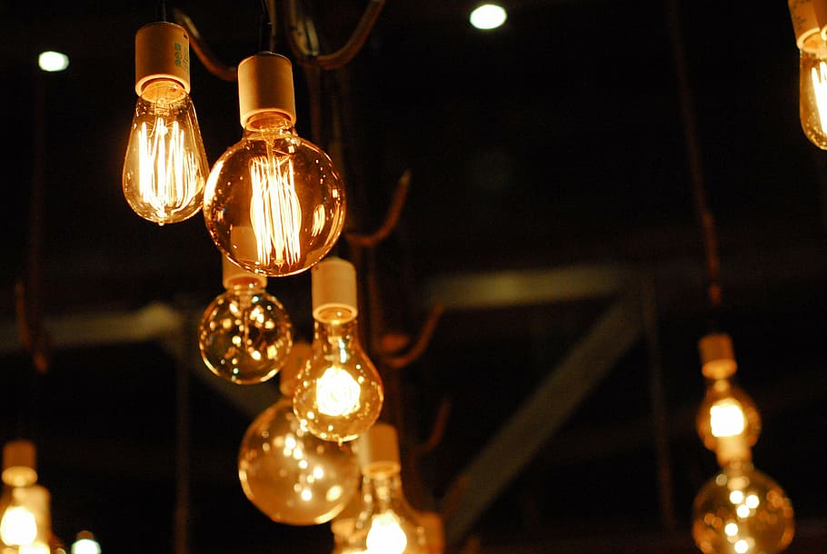 pendant lamp lot, lights, electrical, technology, power, illuminated HD wallpaper