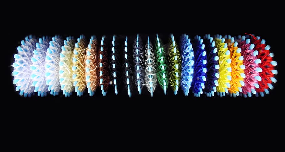 Thread, Yarn, Sew, Needle, Colorful, nähutensilien, sewing thread HD wallpaper