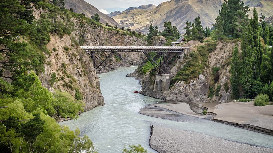 photography of bridge over water, Bridge, River, Gomón, Landscape HD wallpaper
