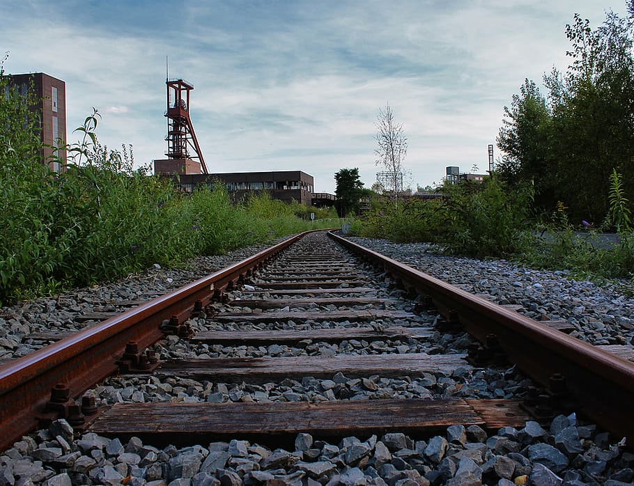 seemed, train, rail traffic, track, railway, railroad Track HD wallpaper