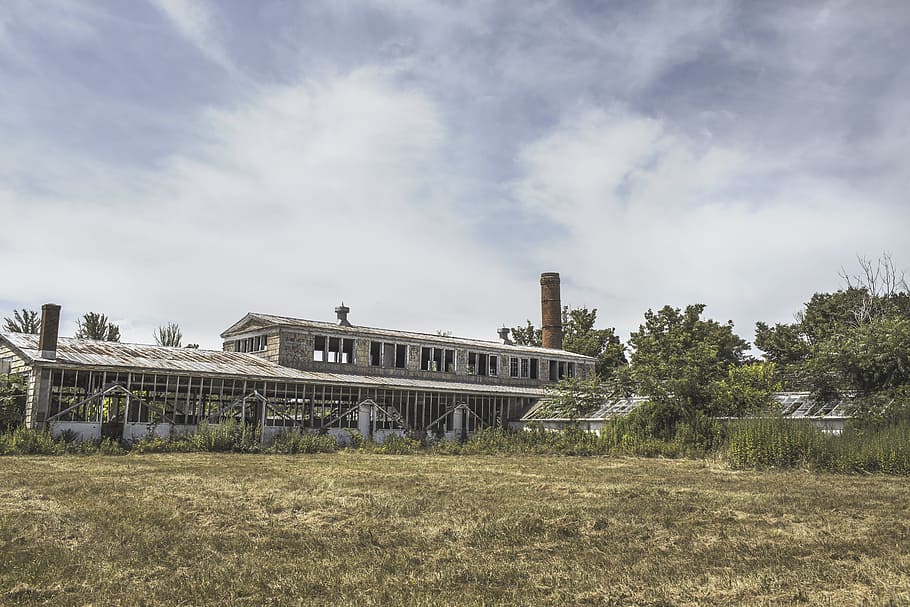 building, industry, broken, factory, dilapidated, fabric, old HD wallpaper