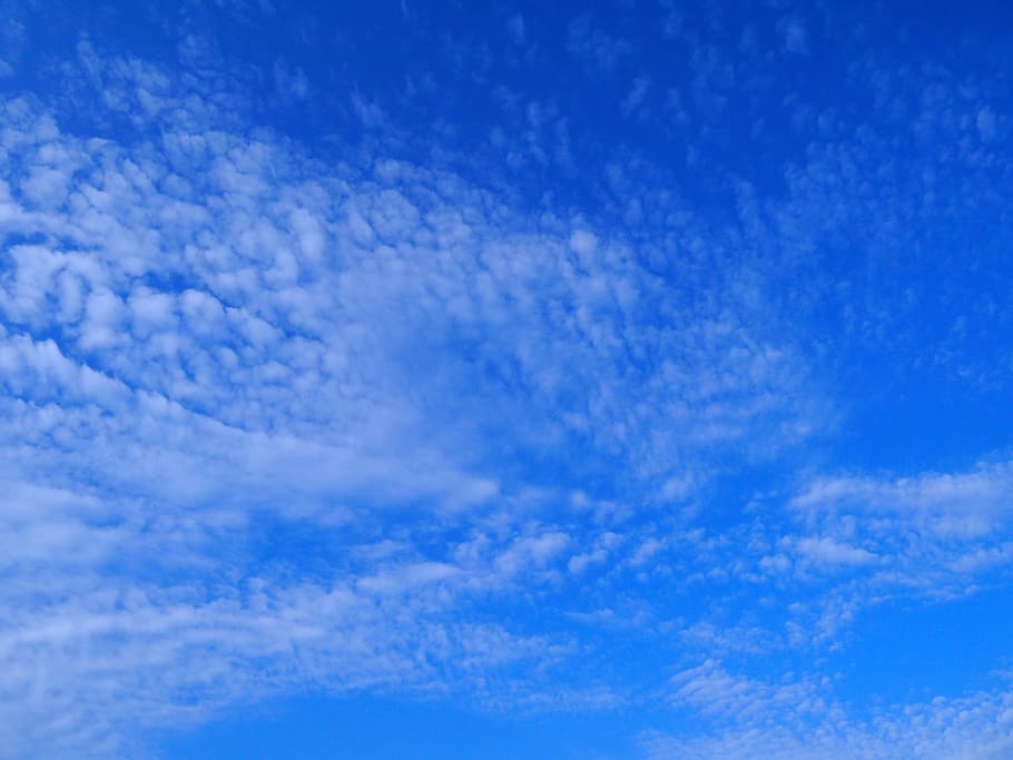 Blue, Sky, Cloud, backgrounds, cloud - sky, nature, scenics HD wallpaper