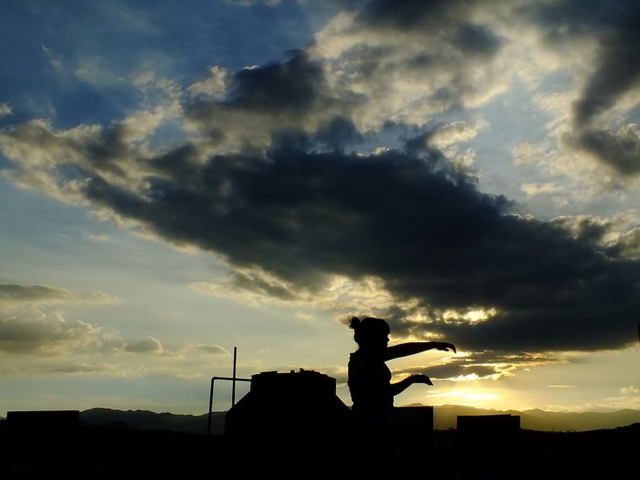 sky, sunset, heaven, clouds, sun sunset, meteorological phenomenon HD wallpaper