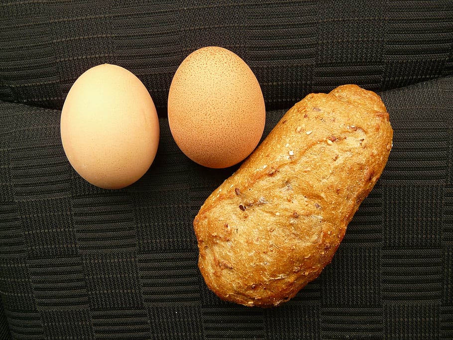 vespers, breakfast, egg, bread, roll, arouse, eat, food, freshness HD wallpaper