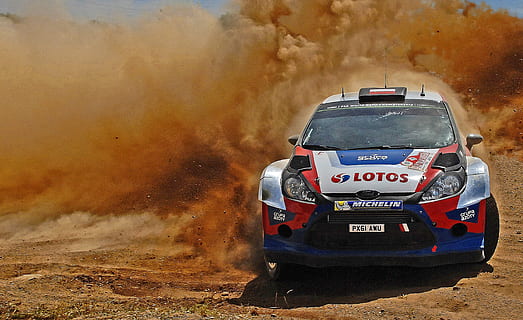 Ford Fiesta Rally car, single seater, racing car, machine, sardinia HD wallpaper