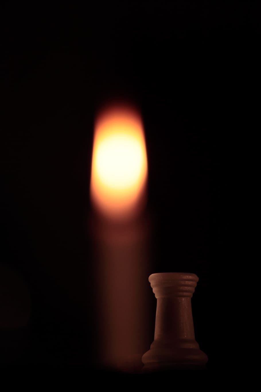 Chess, Pawn, White, Chess Board, parts, pawns, game, flame HD wallpaper