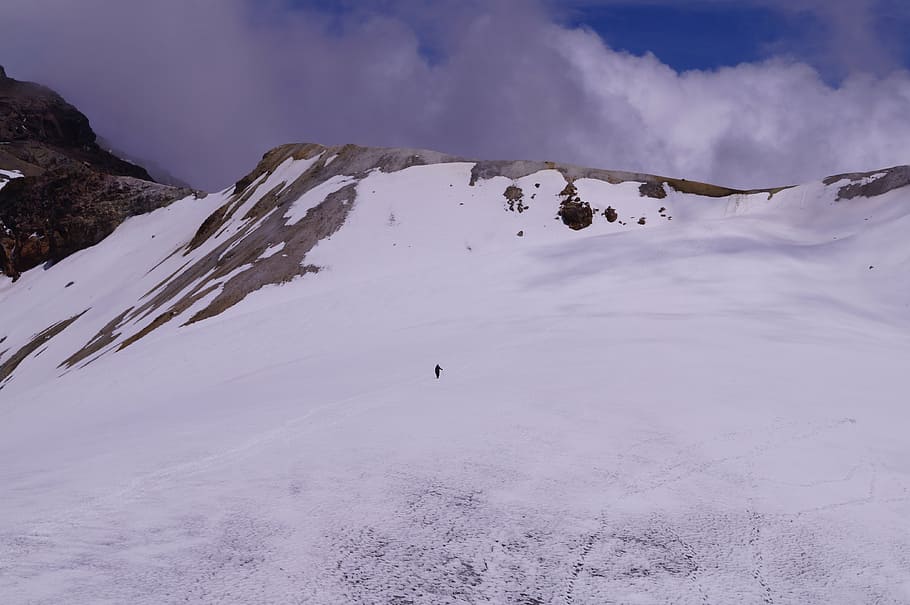 glacier, mountain, mountaineering, alpine, ayoloco, iztaccíhuatl HD wallpaper