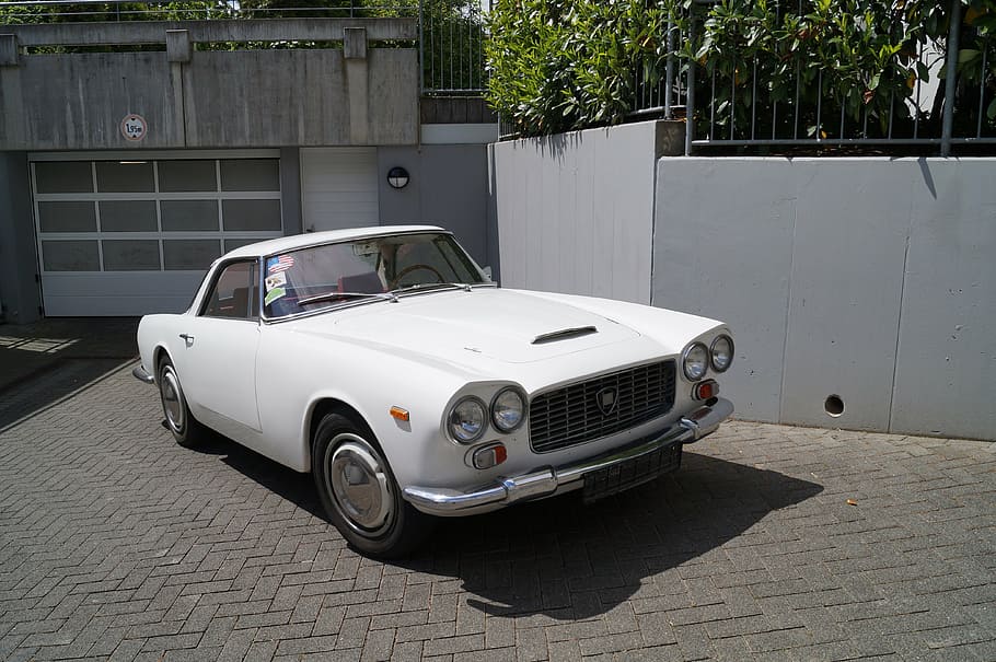 lancia, nice, car, sun, summer, motor vehicle, mode of transportation HD wallpaper