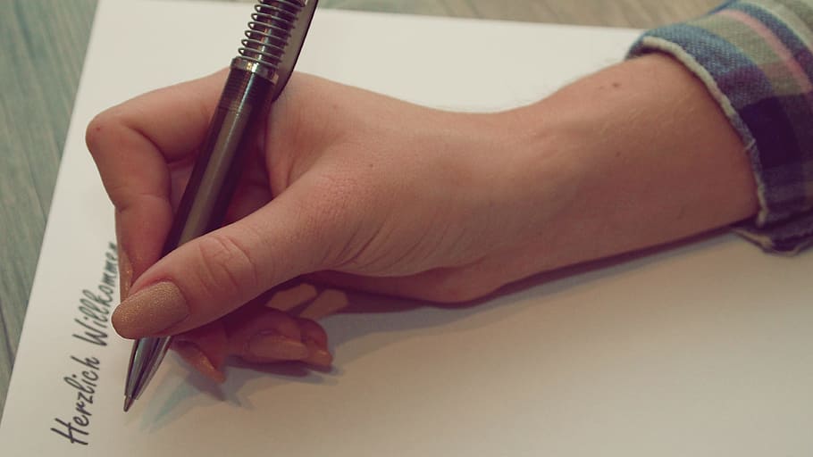 person holding black pen, hand, hands, finger, light, trust HD wallpaper