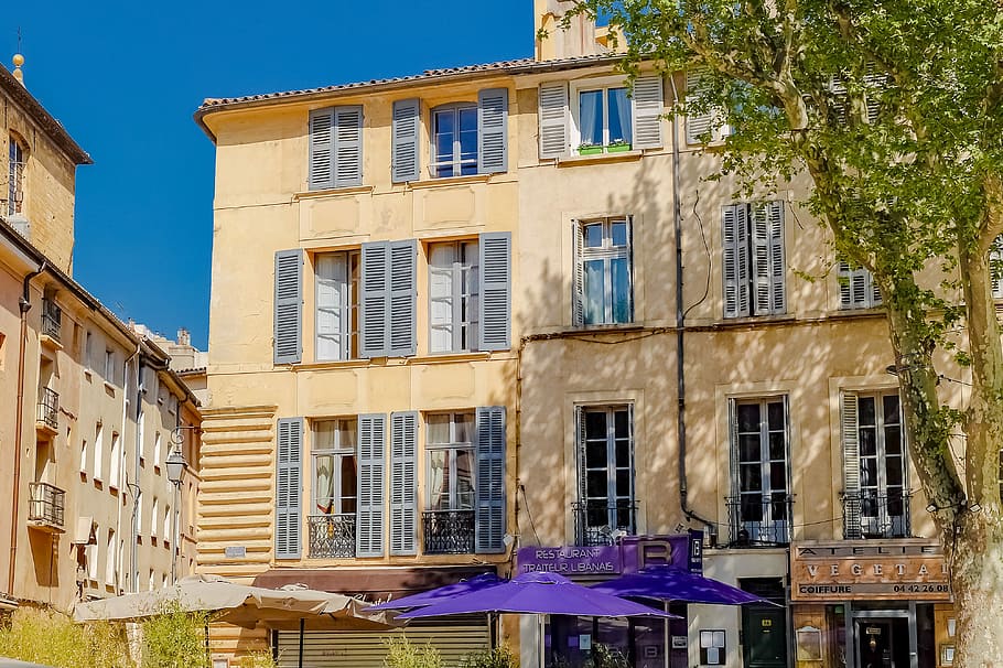 architecture, building, house, facade, window, colorful, ancient HD wallpaper