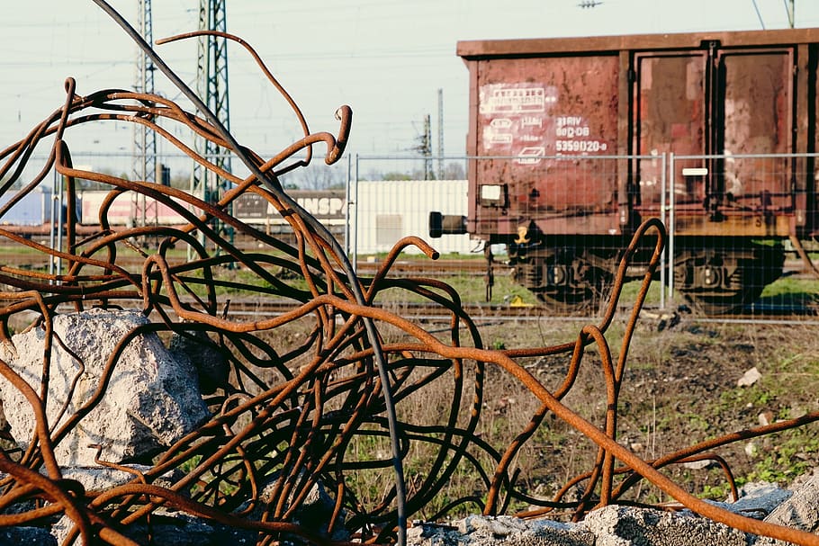 wagon, train, compartment, railway, transport, old, stainless HD wallpaper