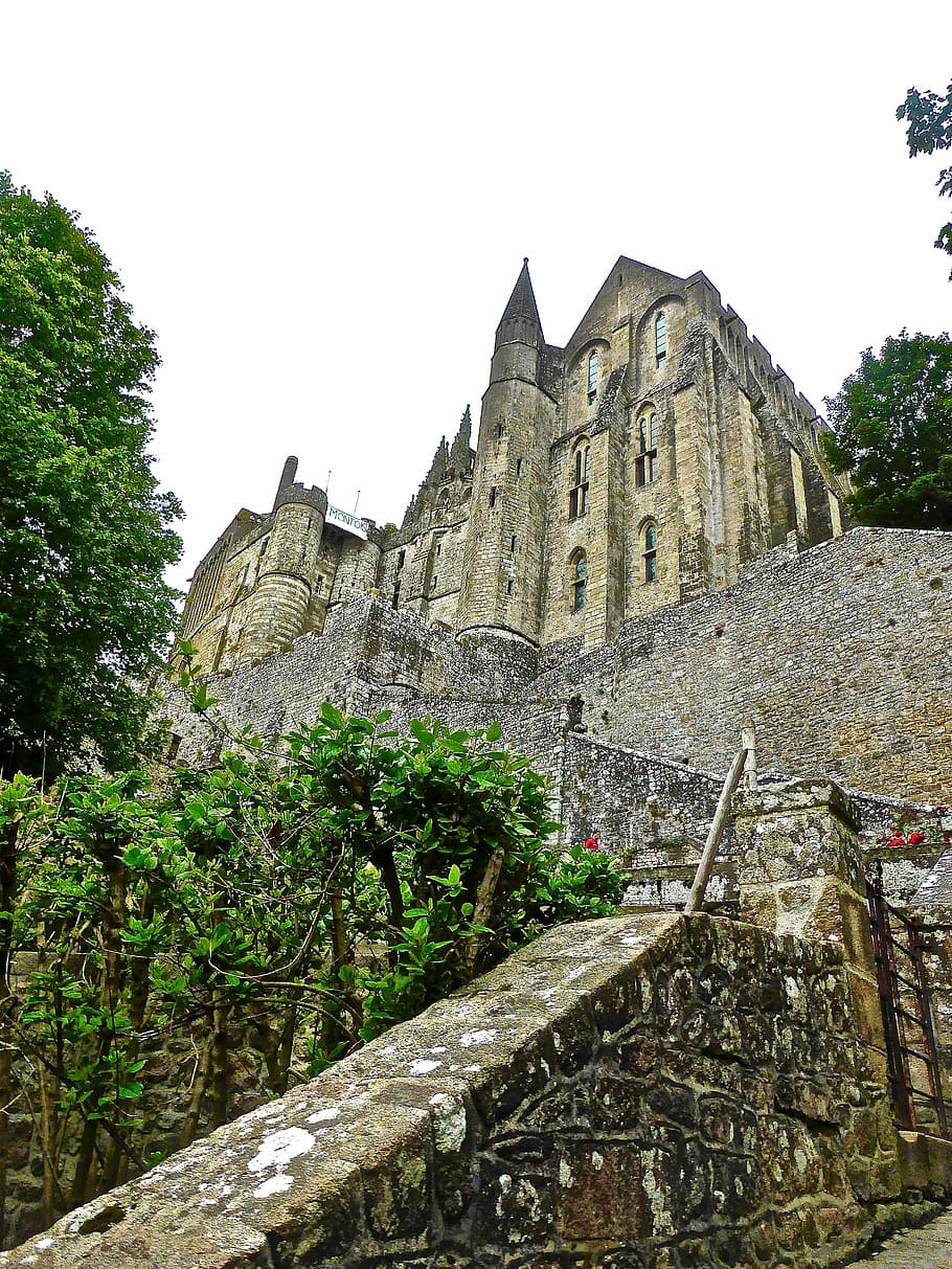 oudenaarde, monastery, wall, steep, climb, hilltop, architecture HD wallpaper