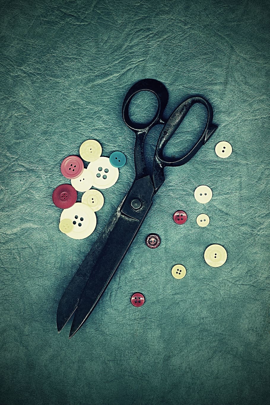 scissors, old, sewing, on peace, work, dress, haute, background