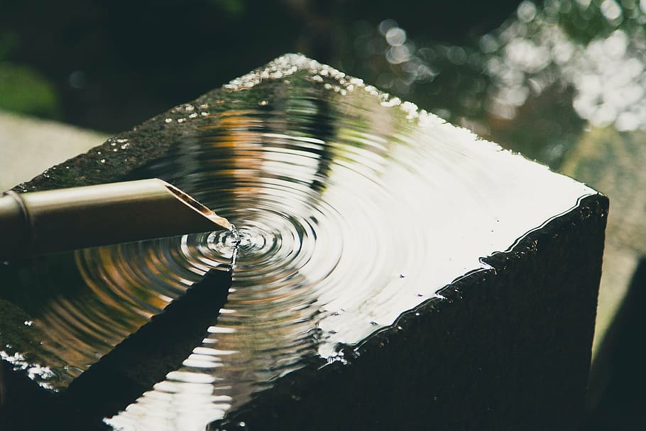 action, art, drop, lake, outdoors, reflection, ripple, river HD wallpaper
