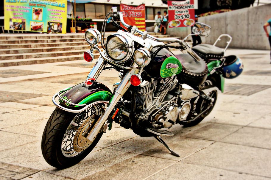 motorcycle, chopper, engine, transportation, mode of transportation HD wallpaper
