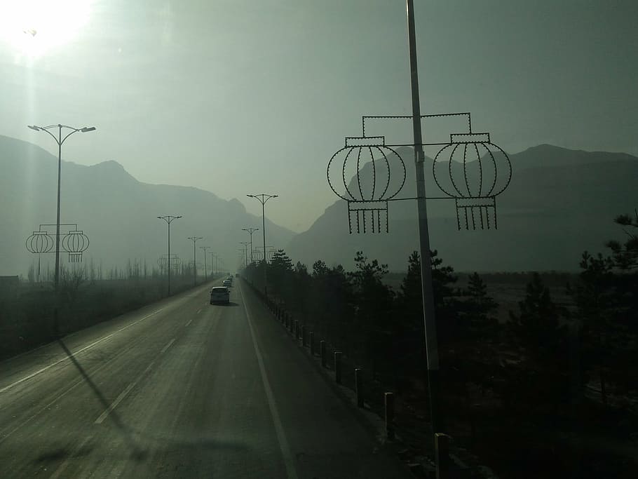 heng, shan, lu, transportation, road, mode of transportation HD wallpaper