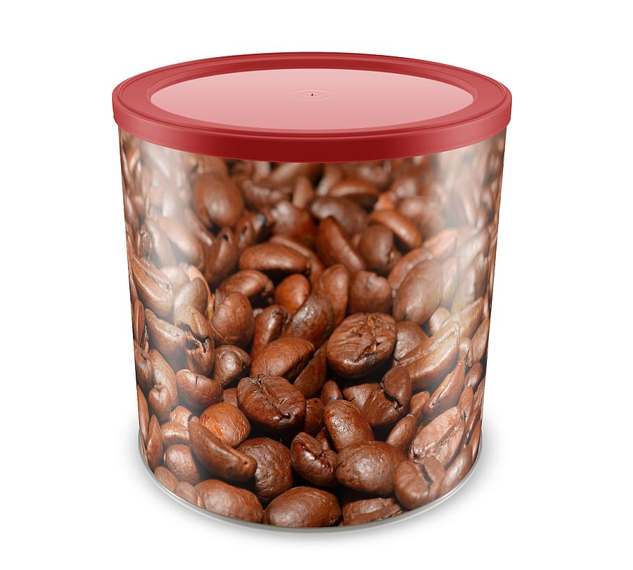 coffee, can, product, container, beverage, coffee beans, food and drink HD wallpaper
