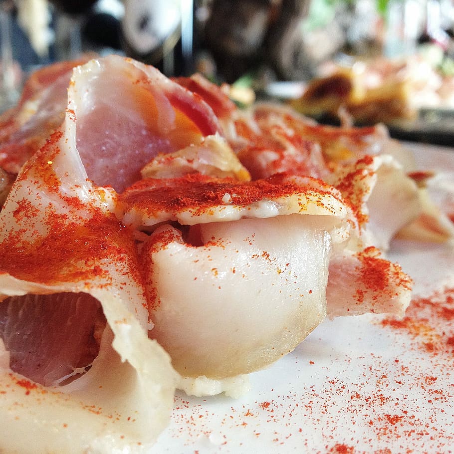 Lacon, Cooked, Galicia, Pressing, paprika, red, food, spice HD wallpaper