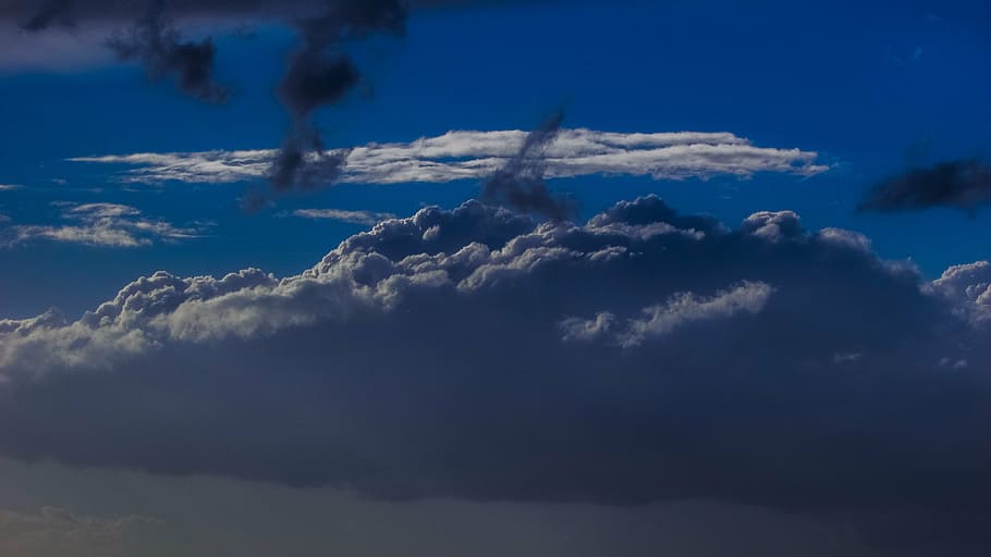 clouds, sky, sky clouds, blue sky clouds, weather, environment HD wallpaper