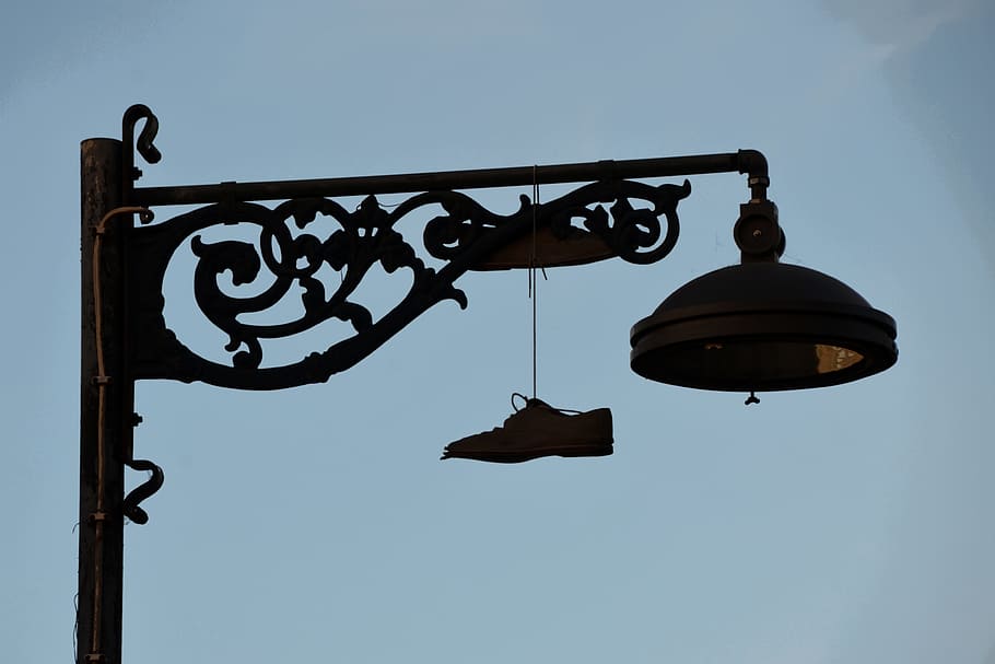Lamp, Shoe, Lantern, Lisbon, historically, portugal, old town HD wallpaper