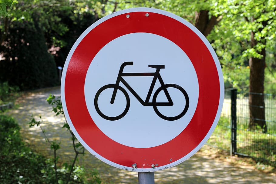 shield, about, characters, bike, district, street sign, ban HD wallpaper