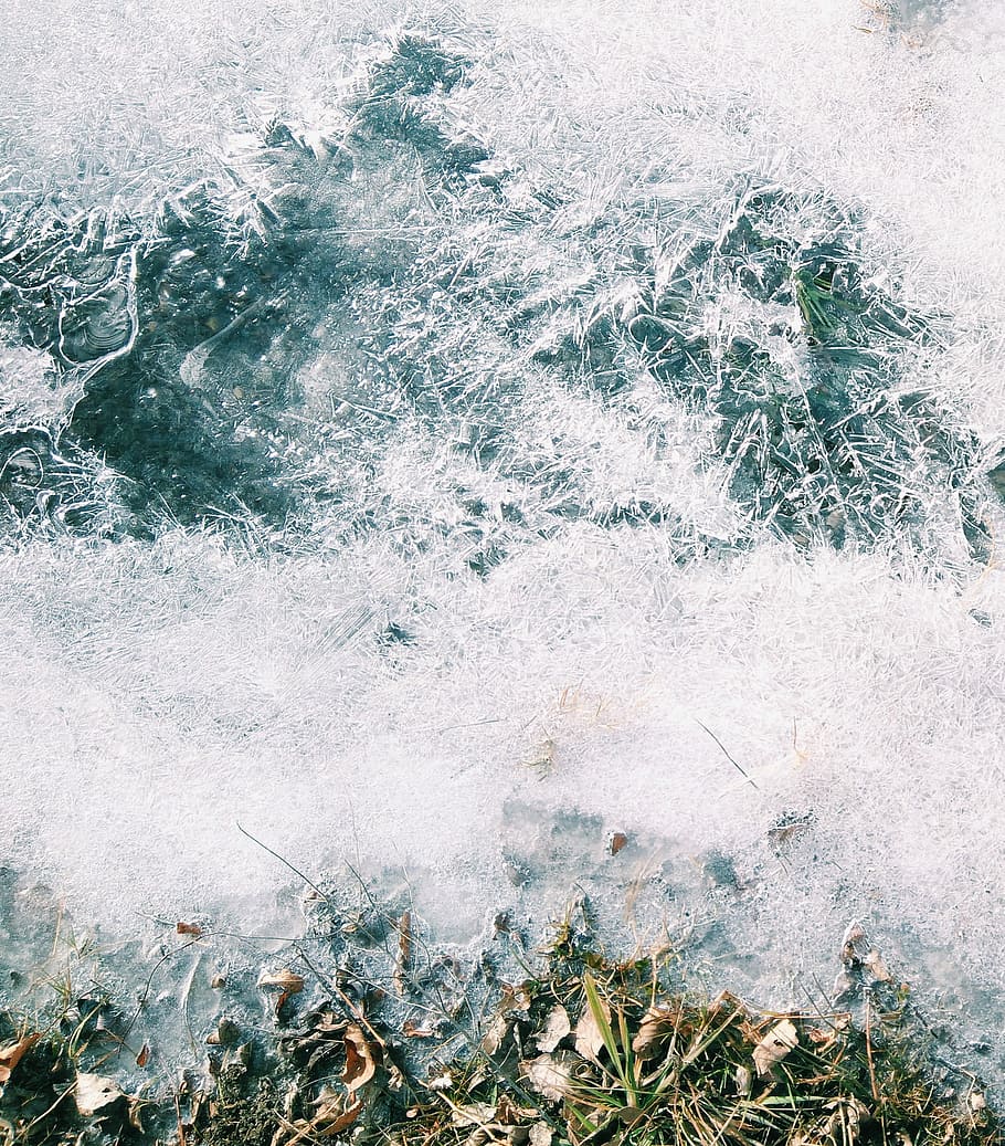 frosted water, nature, beauty in nature, sea, day, motion, no people HD wallpaper