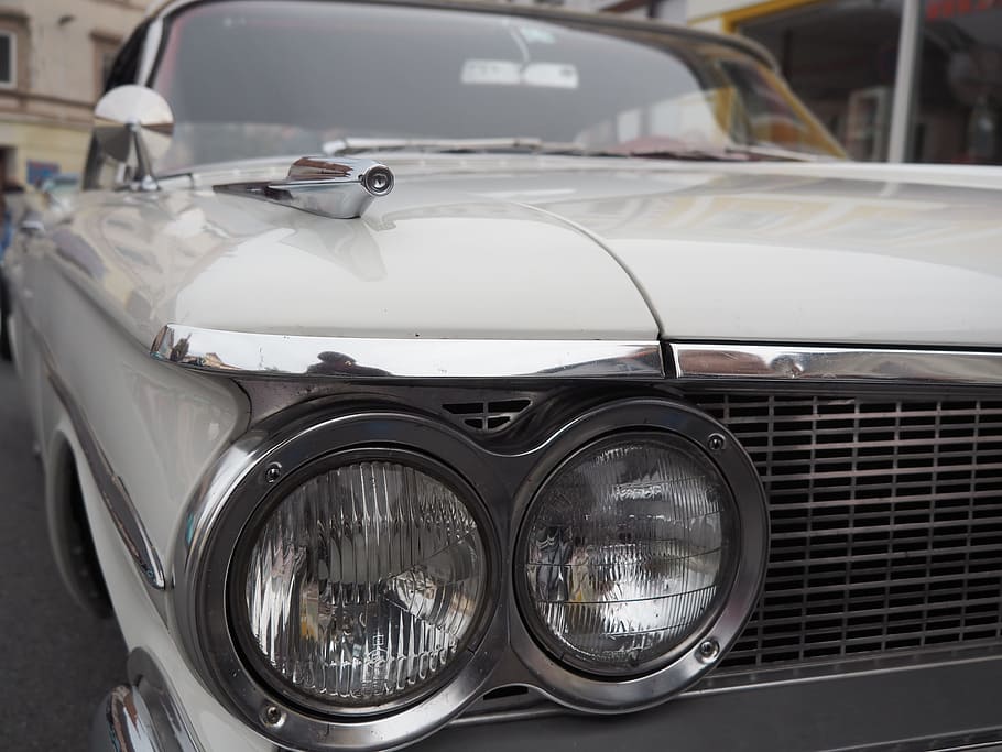 oldtimer, us car, tailfin, classic, american, auto, usa, vehicle HD wallpaper