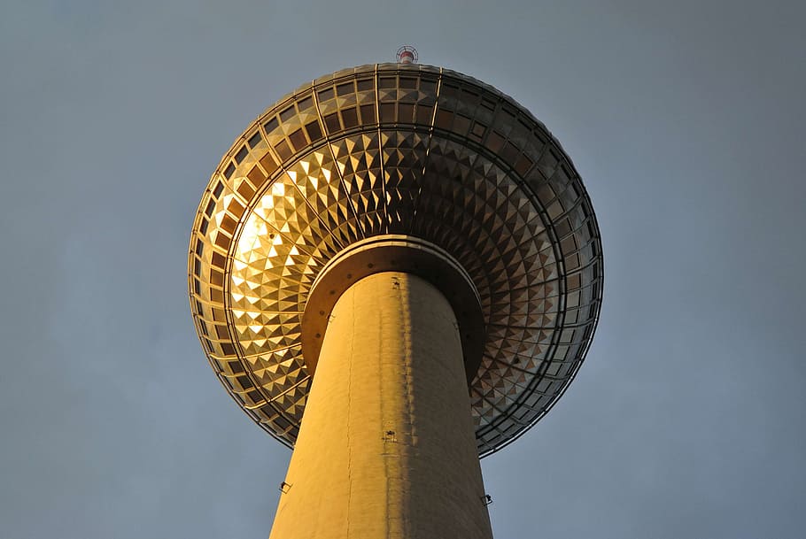 Tv Tower, Berlin, Ball, architecture, sky, built Structure HD wallpaper