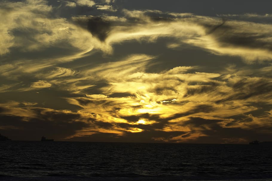 Sky, Hdr, Sunset, Nature, Summer, outdoor, light, dramatic HD wallpaper