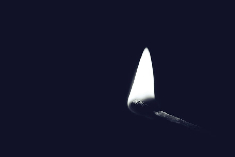 dark, night, light, fire, flame, burning, fire - natural phenomenon HD wallpaper