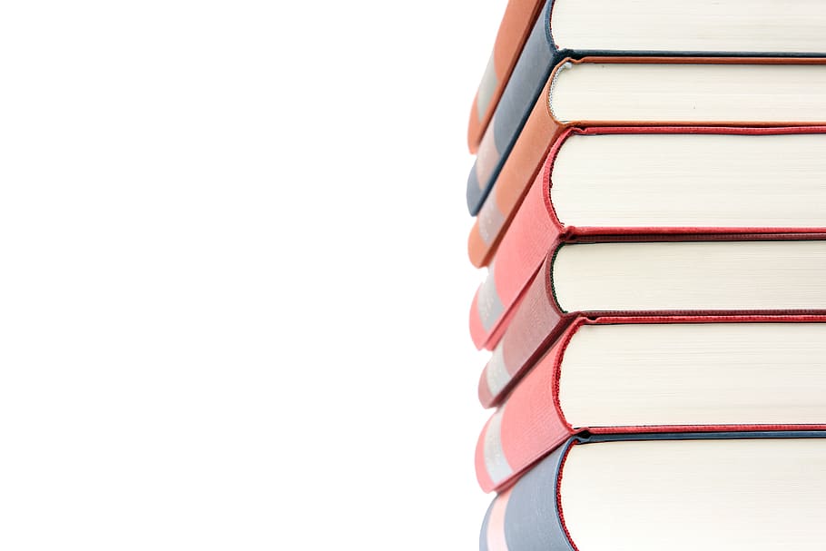 desktop, disjunct, books, publication, studio shot, learning HD wallpaper