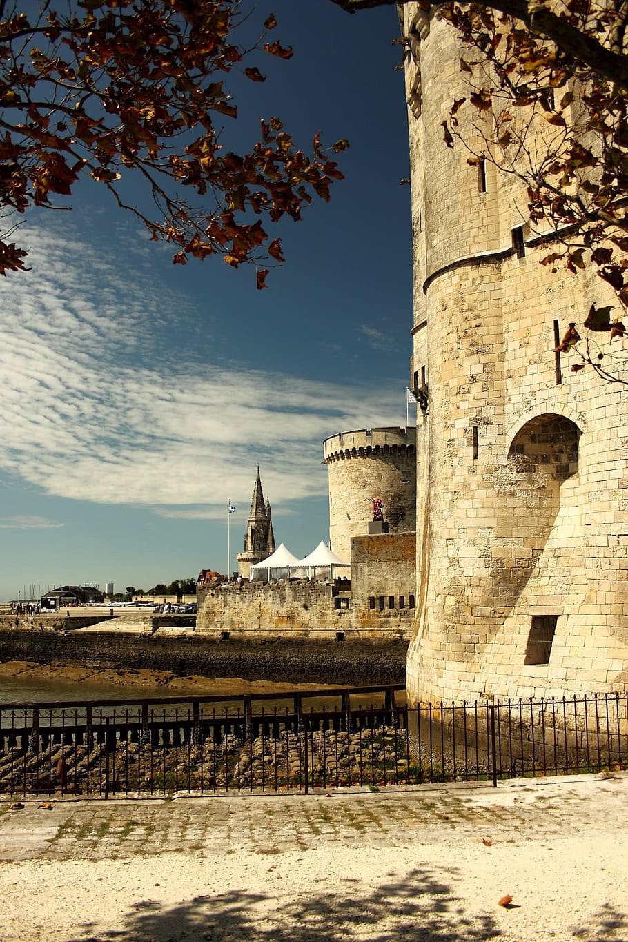 La Rochelle, Tower, France, Architecture, old town, building, HD wallpaper