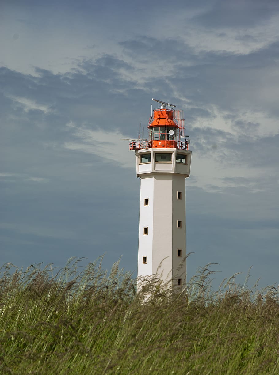 lighthouse, navigation, semaphore, marin, sky, protection, security HD wallpaper