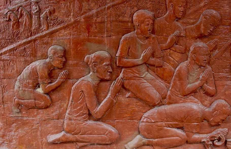 Thailand, Buddhism, Asia, Religion, architecture, sculpture, HD wallpaper