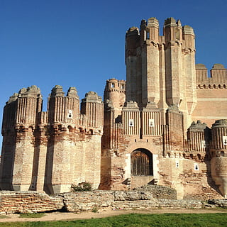 castle, medieval, coca, segovia, stones, fortress, middle ages HD wallpaper