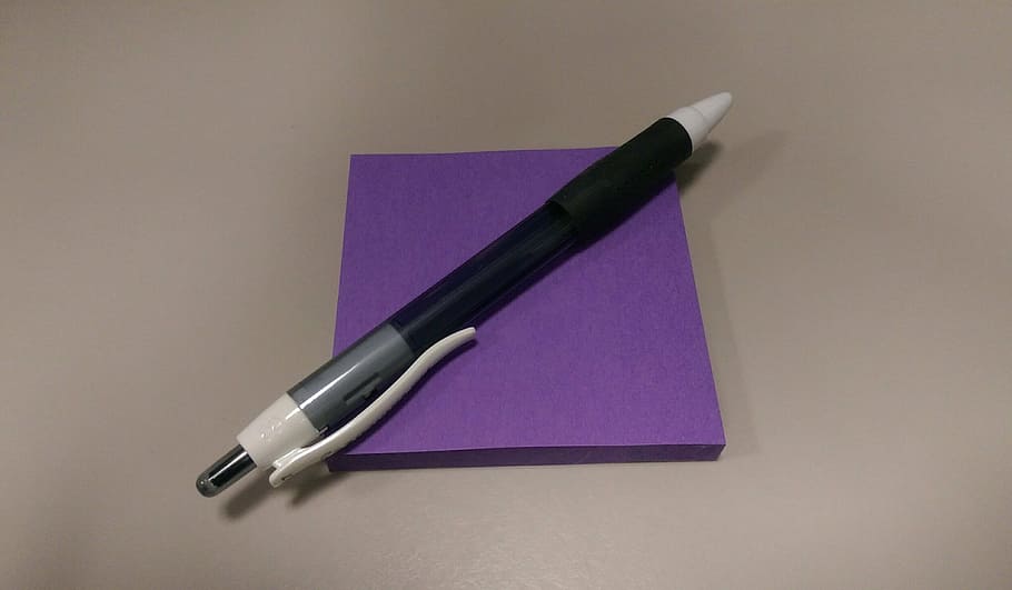 pen, work, post it, desk, indoors, studio shot, writing instrument HD wallpaper