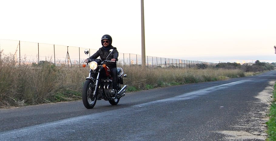 biker, benelli, 750, six, moto, motorcycles, dom, way, street HD wallpaper