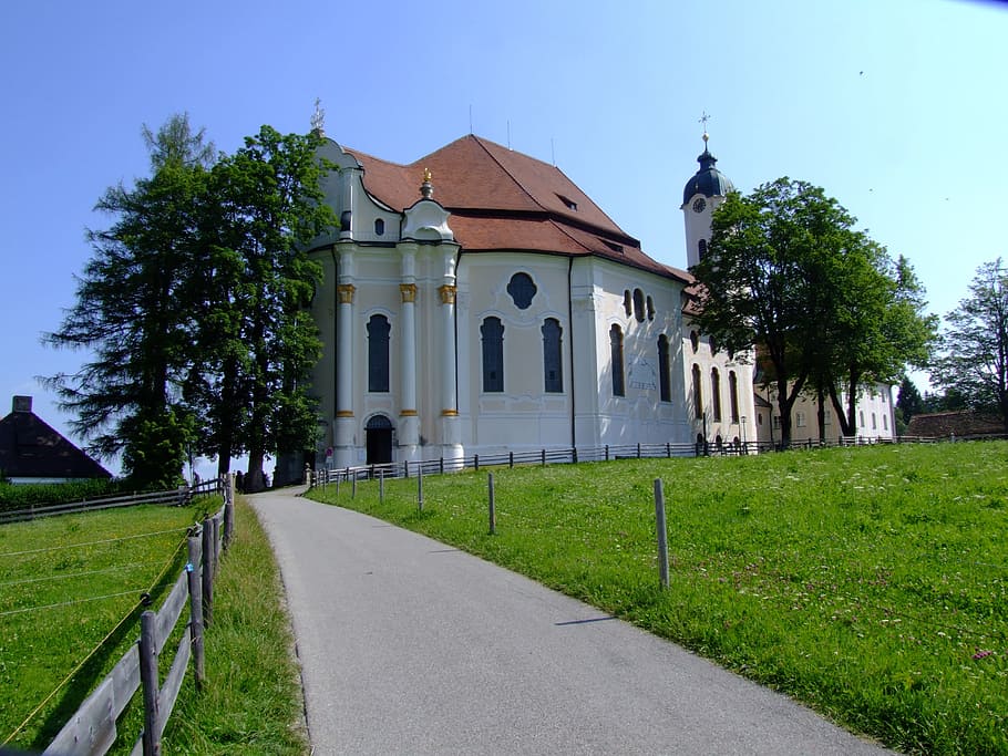 Church, Pilgrimage Church, pilgrimage church of wies, wieskirche, HD wallpaper