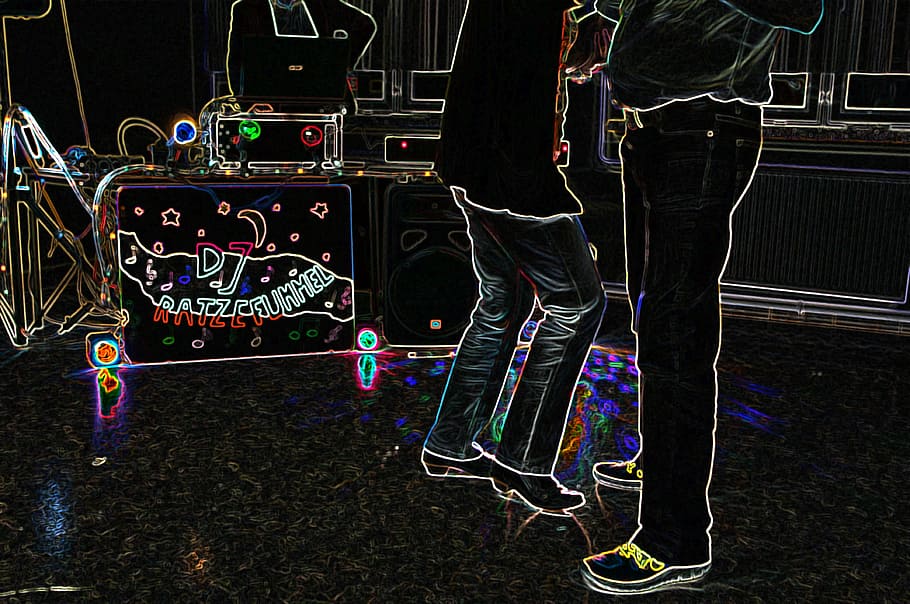 Disco, Dj, Dance, Comic, Light, Effects, light effects, lighting HD wallpaper