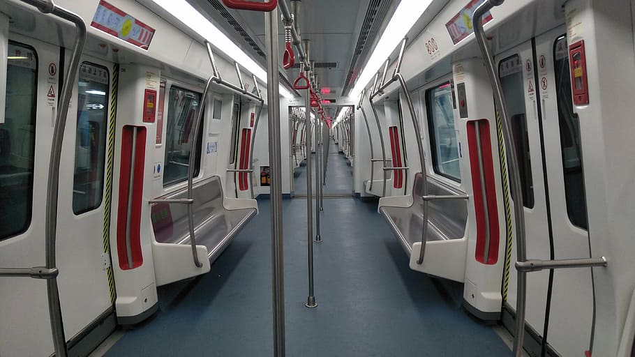 metro, night, open, mode of transportation, public transportation HD wallpaper