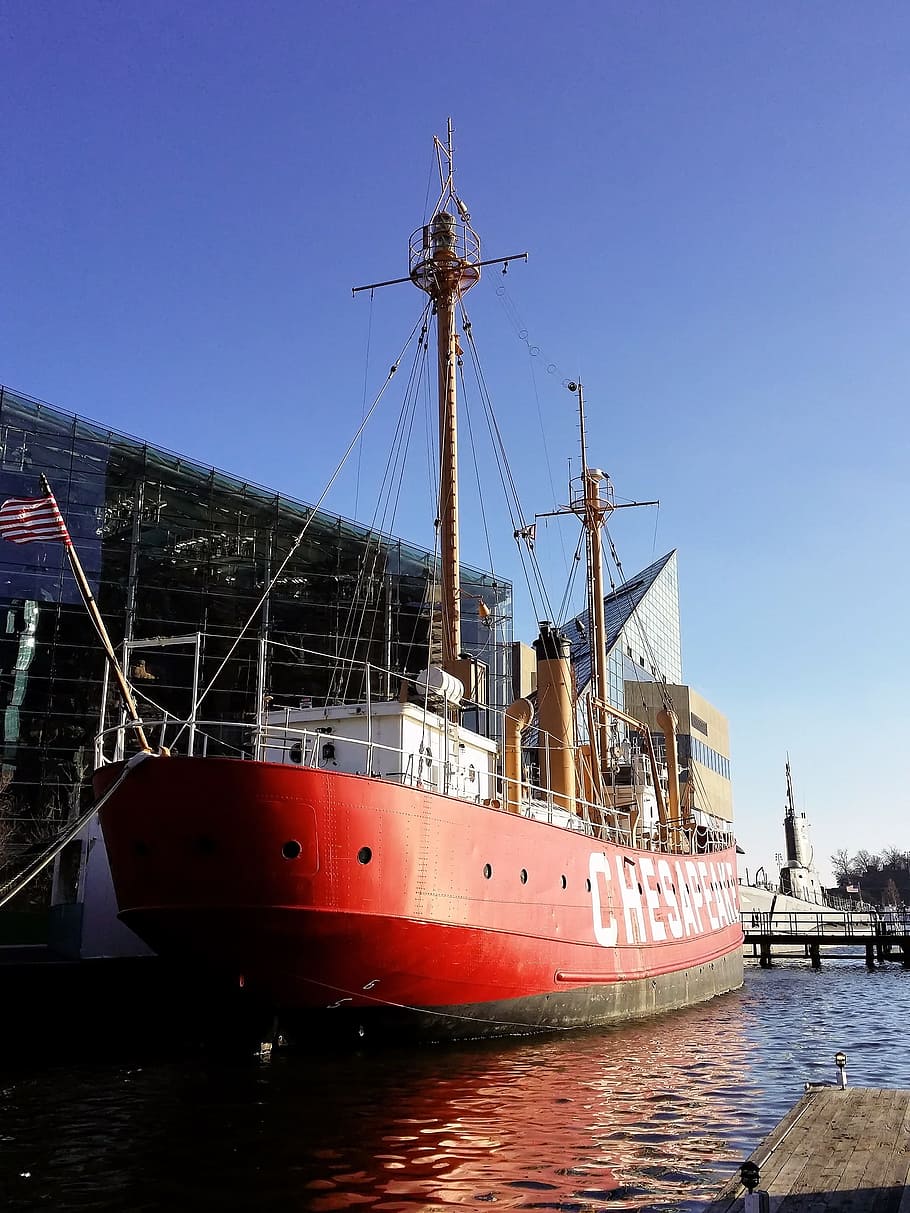 Inner Harbor, Baltimore, Harbor, Boat, ship, tradition, sea HD wallpaper