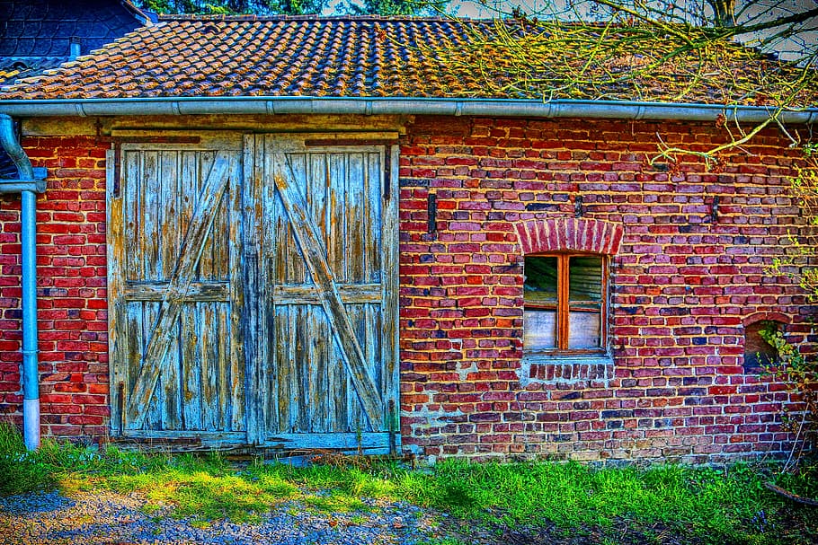 Bricks, Color, Scale, Colorful, beautiful, iridescent, old HD wallpaper