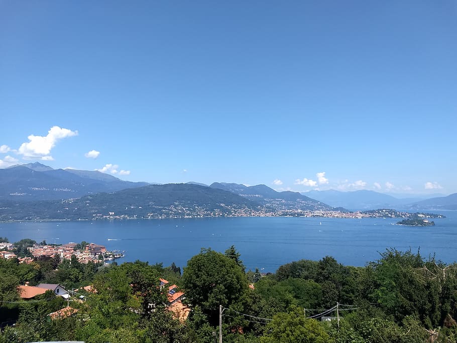 lago maggiore, italy, lake, water, mountains, nature, vacations