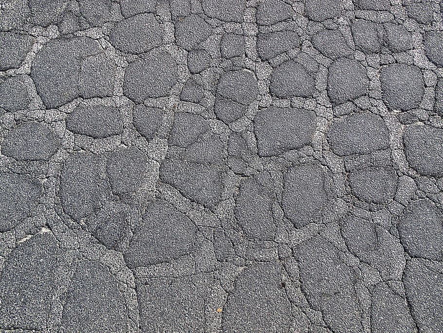 asphalt, surface, torn, pattern, rau, background, texture, structure HD wallpaper