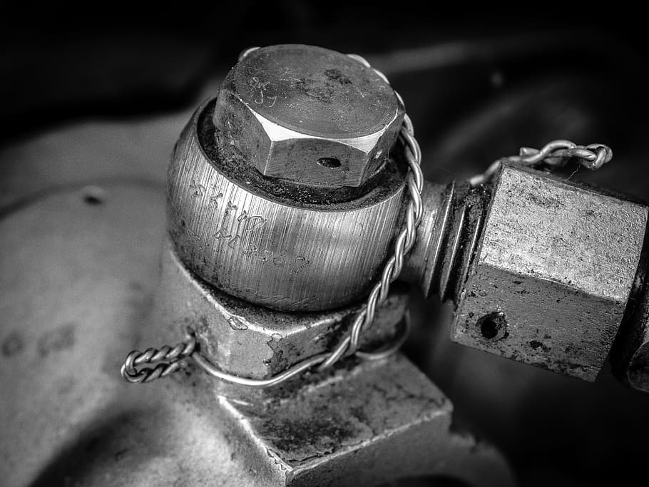 macro, close up, technology, joint, aircraft, wire fuse, metal HD wallpaper