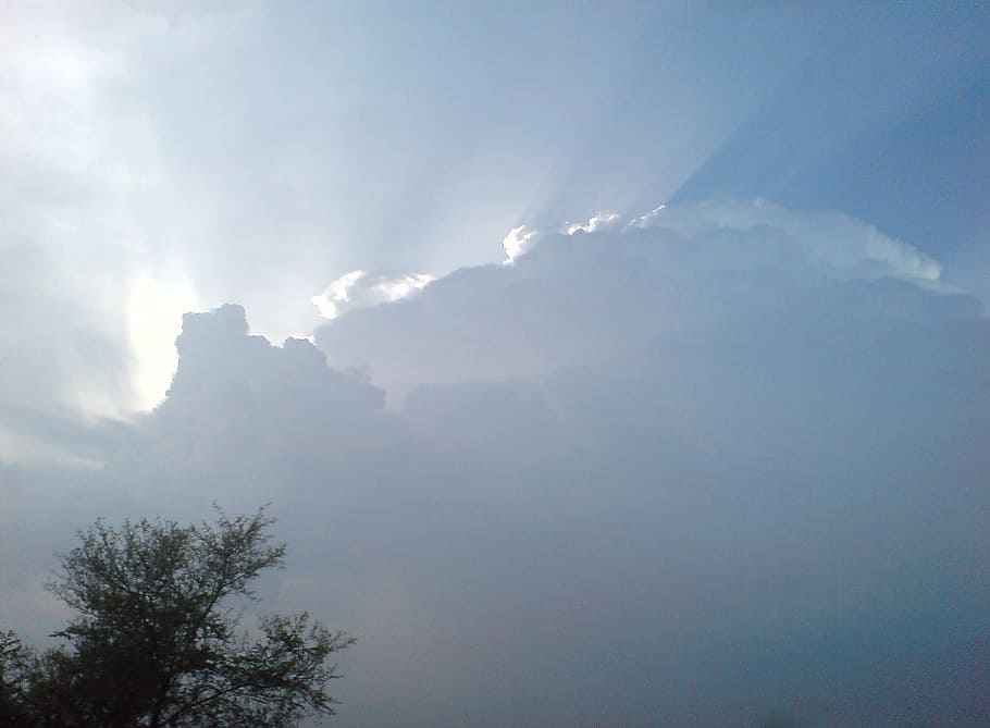 Clouds, Sun, Weather, Light, Air, sky, day, cloudscape, view HD wallpaper