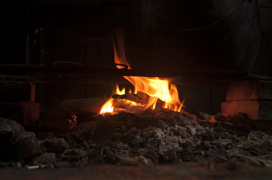 fire, stove, light, ashes, fire - Natural Phenomenon, heat - Temperature HD wallpaper