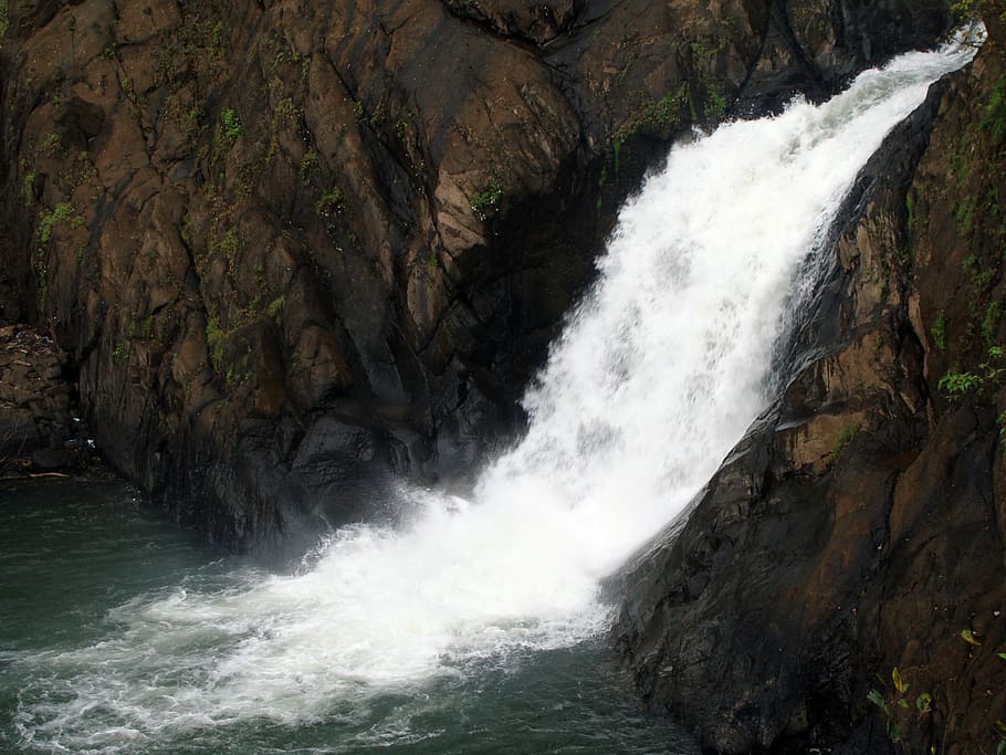 HD wallpaper: dudhsagar, waterfall, dudh sagar, goa, sahyadri, western  ghats | Wallpaper Flare