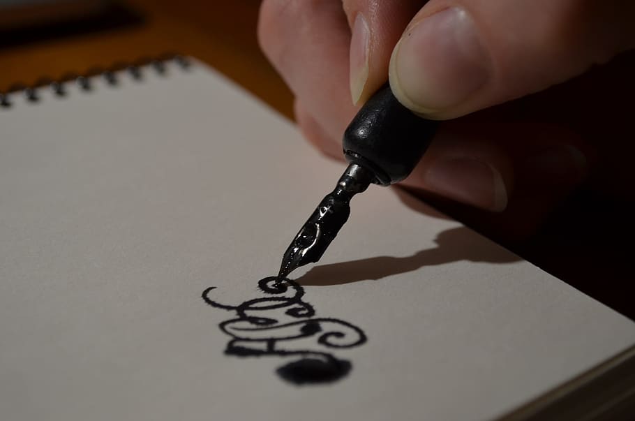 Pen, Hand, Figure, Ink, Manuscript, record, the text of the HD wallpaper