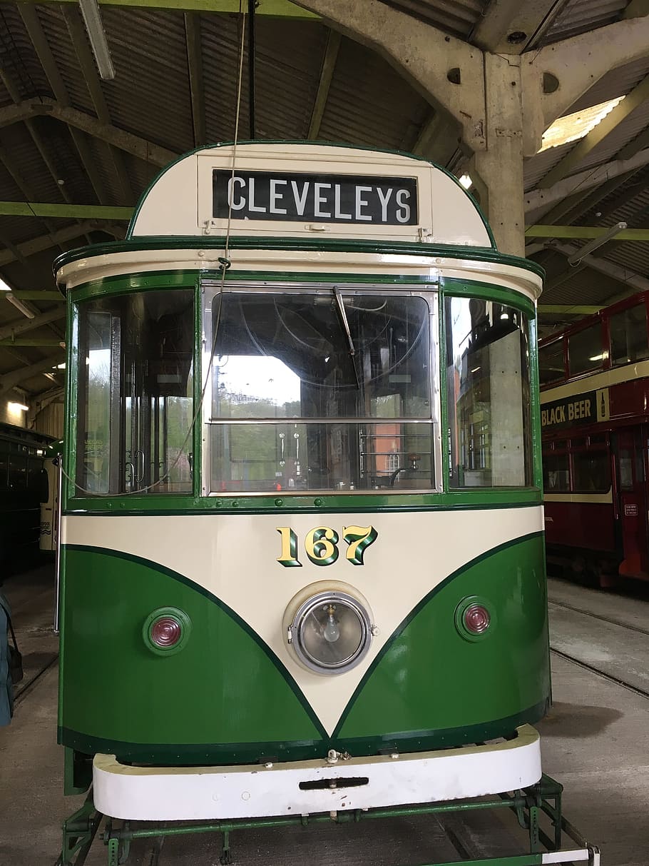 old, style, tram, transport, mode of transportation, public transportation HD wallpaper